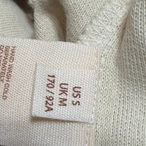 Free People Cream Mixed Media Eyelet Lace Cropped Hoodie‎ Sweatshirt Small thumbnail 8
