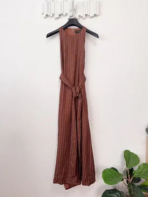 En Saison Adelaide Maxi Dress Brown Ivory Small $176 thumbnail 2