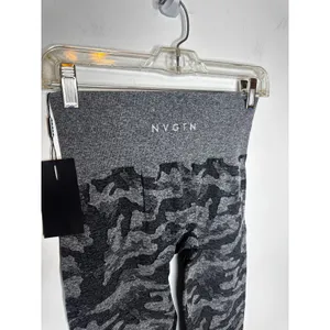 NVGTN Gray Camo Seamless Leggings Gym Workout Activewear Pants Size M New thumbnail 8