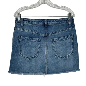 Free People We the Free jean skirt blue size 28 thumbnail 3