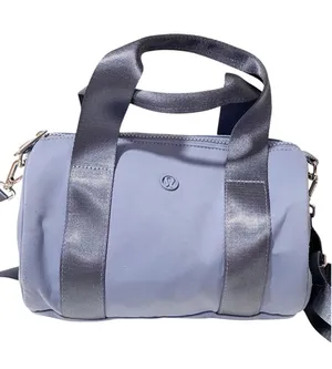 Lululemon Knit Nylon Mini Barrel Duffle Oasis Blue thumbnail 1