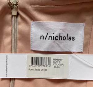 Nicholas x Dress Sadie Halter Mini in Blush Pink 0 NWT New thumbnail 6