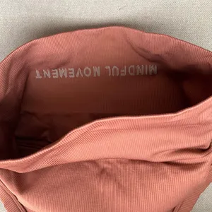 Alo Yoga Seamless Ribbed Favorite Bra Tank Chestnut XS thumbnail 4