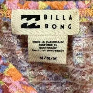 Billabong Dream Girl Mini Dress Womens M Orange Floral‎ Cottagecore Soft Girl thumbnail 10