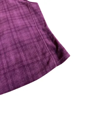 Woolrich Blackberry Hunt Purple Plaid Fleece Vest Full Zip Size M Women's thumbnail 8