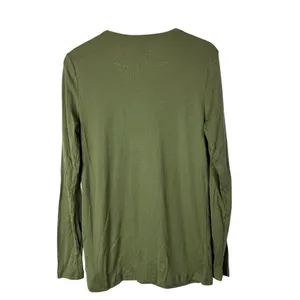 Gap Olive Green Crewneck‎ Favorite T Long Sleeve T-Shirt L thumbnail 3