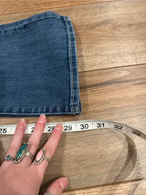 AMERICAN EAGLE 2000s Y2k Casual Mid-wash Low-rise Kick Bootcut Jeans | Size 2 thumbnail 6