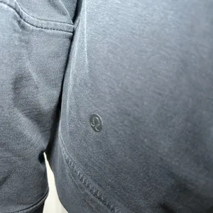 Lululemon Stride Jacket Black Size‎ 6 Full Zip Hoodie Thumbholes Logo Back Vent thumbnail 7