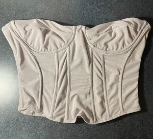 Demi Grey Underwired Corset thumbnail 2