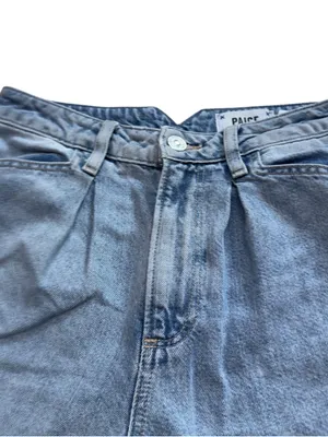 PAIGE Sarah Straight Ankle Jeans Women’s 25 Light Wash High Rise Cropped Denim thumbnail 11