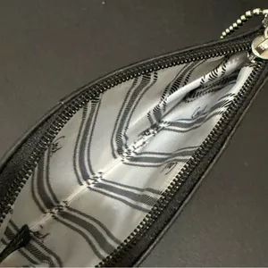 COACH Black Leather Contrast Stitching Wristlet Wallet thumbnail 9