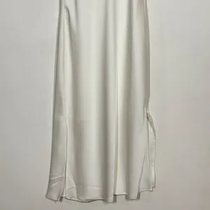 Gianni Bini White Satin Slip Dress NWT Womens Size 2 V-Neck Sleeveless Elegant thumbnail 6