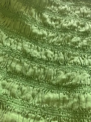 Revolve Green Puff Sleeve Top thumbnail 8