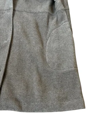 J Jill Fleece Pea Coat Jacket Faux Fur Collar Pockets Classic Winter Capsule thumbnail 6