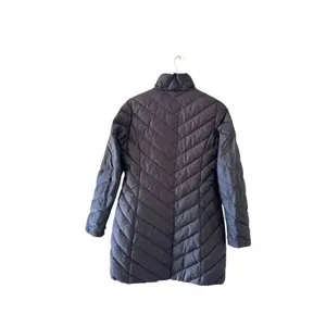 Patagonia Womens Lightweight Duck Down Puffer Parka Jacket Long Black SZ S thumbnail 6