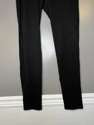 CAbi Leggings Womens Medium Black Solid Ponte Stretch Ankle Pants Elastic Waist thumbnail 3