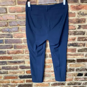 J. Crew Navy Blue Slim Fit Cropped Ruby Stretch Twill Pants Women's Size 12 thumbnail 5