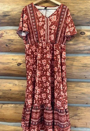 Emory Rose Allover Floral Print Dress thumbnail 2
