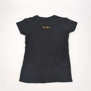 Crown Royal Logo Women's Black Graphic Two Faced V-Neck T-Shirt - Size M - GUC thumbnail 7