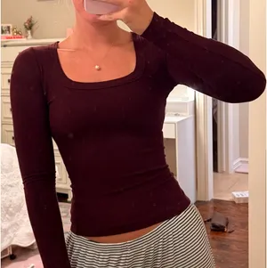 Cotton On Tight Long Sleeve Maroon thumbnail 2