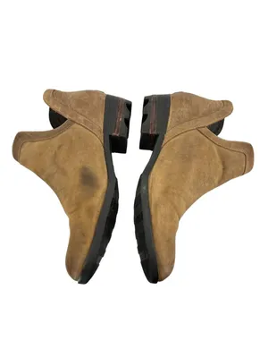 Sorel Lolla Leather Ankle Booties Brown Slip-On Waterproof Size 11 thumbnail 3