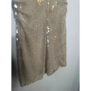 STAUD Off-White Sequin Mini Sleeveless Cocktail Eton Sparkle Dress size Small thumbnail 15