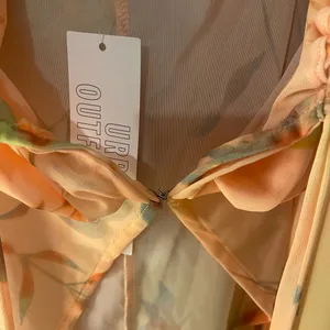 Urban Outfitters Angelic Longline Flyaway Cami Floral Sheer Tie-Front Top Fairy thumbnail 13