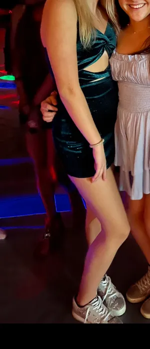 Green Sparkle Cut Out Dress thumbnail 3