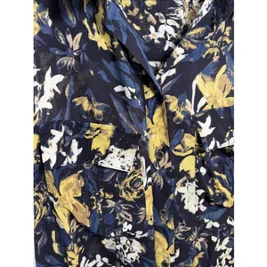 Kimchi Blue Floral Sleeveless Tunic Dress Womens Size M Navy Boho Rayon thumbnail 3