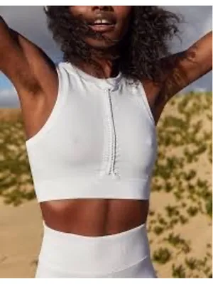 OFFLINE By Aerie Seamless Macrame Longline Sports Bra Women’s Size XL thumbnail 7