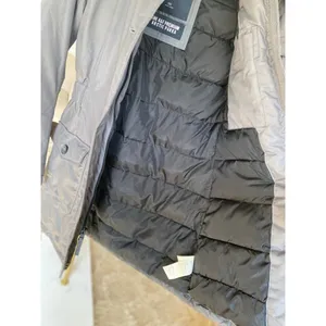 Abercrombie & Fitch A&F Premium Arctic Parka Gray Faux Fur Hood XXS Coat Utility thumbnail 5