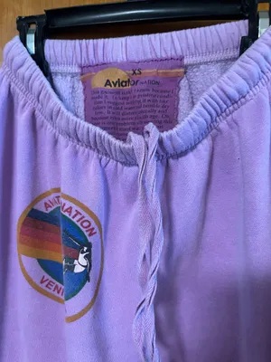 Aviator Nation Sweatpants lavender  thumbnail 5