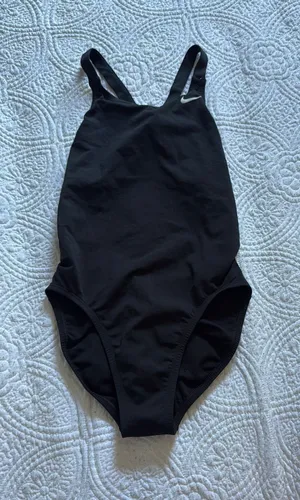 Black Nike One-Piece Bathing Suit thumbnail 1