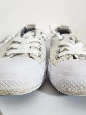 Converse Cream and White Womens All-Star Shoreline Slip-On Sneakers Size 7 thumbnail 2