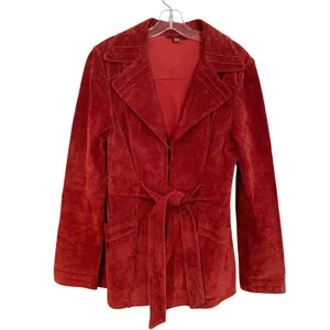 Arden B Vintage Suede Jacket Women Medium Rust Y2K Vintage Boho Western Autumnal thumbnail 4