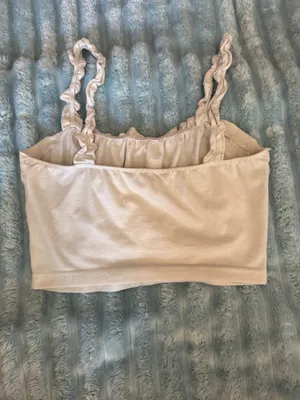 Shein White Crop Top thumbnail 2