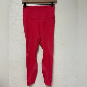 NIKE Bright Pink Leggings Size Small EUC thumbnail 2