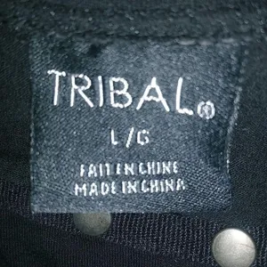 Tribal L Goth Black Studded Swag Tank Top thumbnail 4