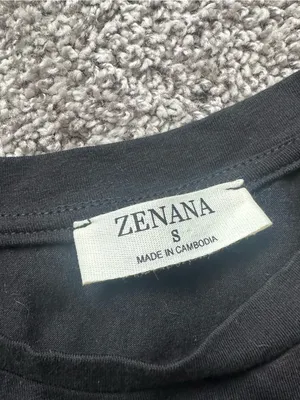 Zenana Outfitters Black Short Sleeve Crop Tee thumbnail 3