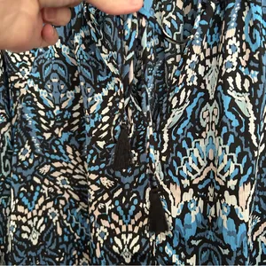 Pinch Blue Graphic Long Sleeve Blouse Size M thumbnail 3