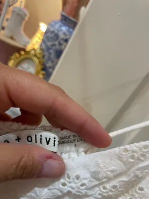 Alice + Olivia Dress Mini Sleeveless white lace sundress size 4 thumbnail 6