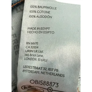 Free People Women's Tinsley Baggy High‎ Rise Jeans Hazey Blue Denim Size 31 Boho thumbnail 11