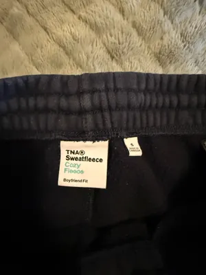 Aritzia TNA Cozy Boyfriend Fleece Sweatpants thumbnail 5