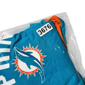 NEW‎ Miami Dolphins NFL Womens XL Teal Orange 3/4 Sleeve T Shirt Team Apparel thumbnail 7