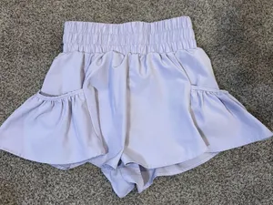 Flowy Workout Shorts Purple Size XS thumbnail 1