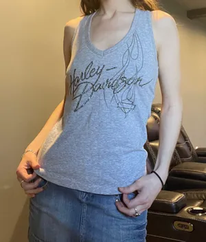 lace up tank top thumbnail 1