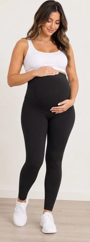 The Shapermint Essentials Embrace Maternity Belly Support Leggings thumbnail 1