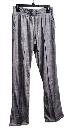Members Only Pants Womens Size Medium Grey‎ F2522G302 Drawstring Waist Loungewear thumbnail 1
