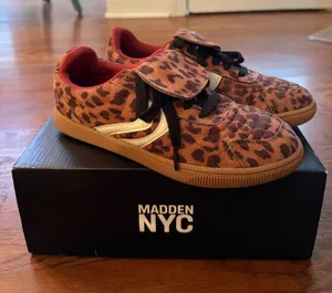 Steve Madden Madden NYC leopard print sneakers size 7-worn once brand new thumbnail 1