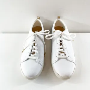 Vionic Paisley Lace Up Casual Leather Low Top Sneakers White 9.5 thumbnail 7
